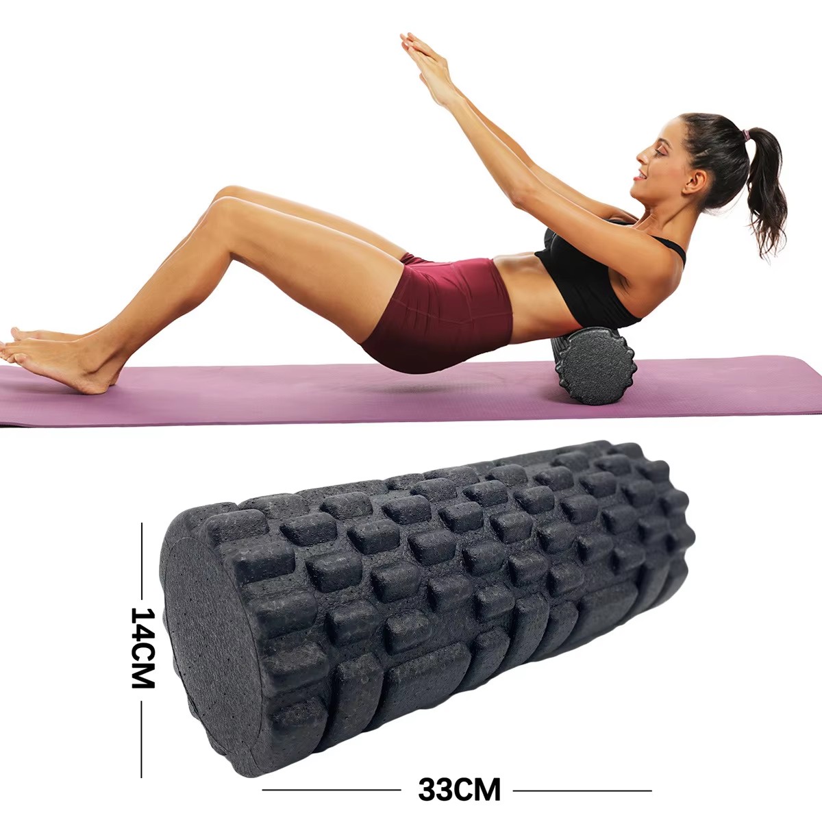 30/33cm rolo de espuma de fitn - Pilates Yoga Ball avaliação e preço
