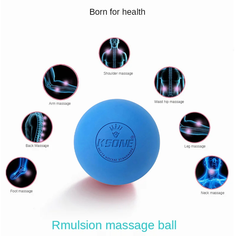Bola de massagem de borracha p - Pilates Yoga Ball avaliação e preço